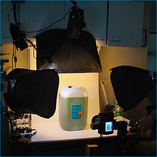 Product Photography - 3Bowens  Studio Lights with Softboxes