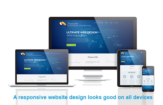 A responsive website design looks good on all devices